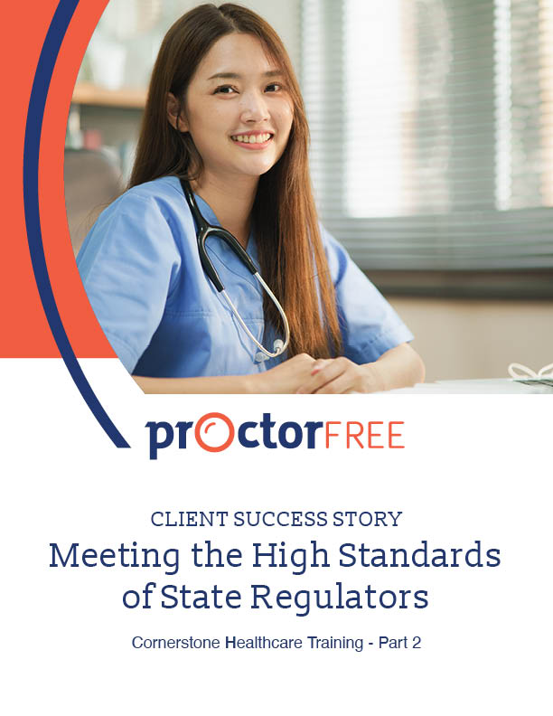 Online Proctoring Case Study Meeting the High Standards of State